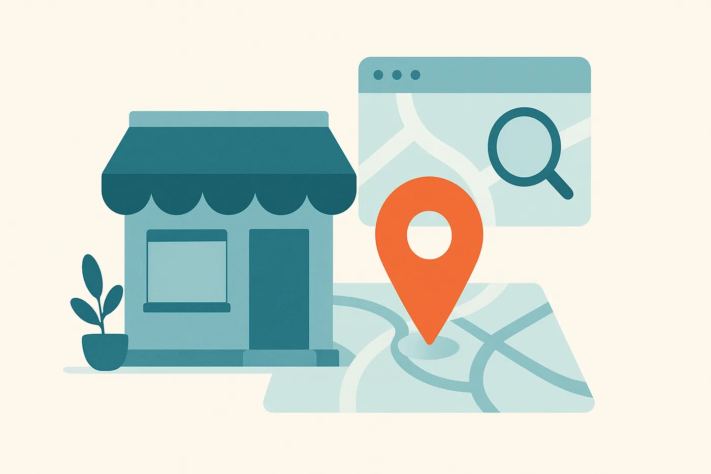 SEO local para pymes — guía de Digitalvar con mapa de Google y ficha GBP